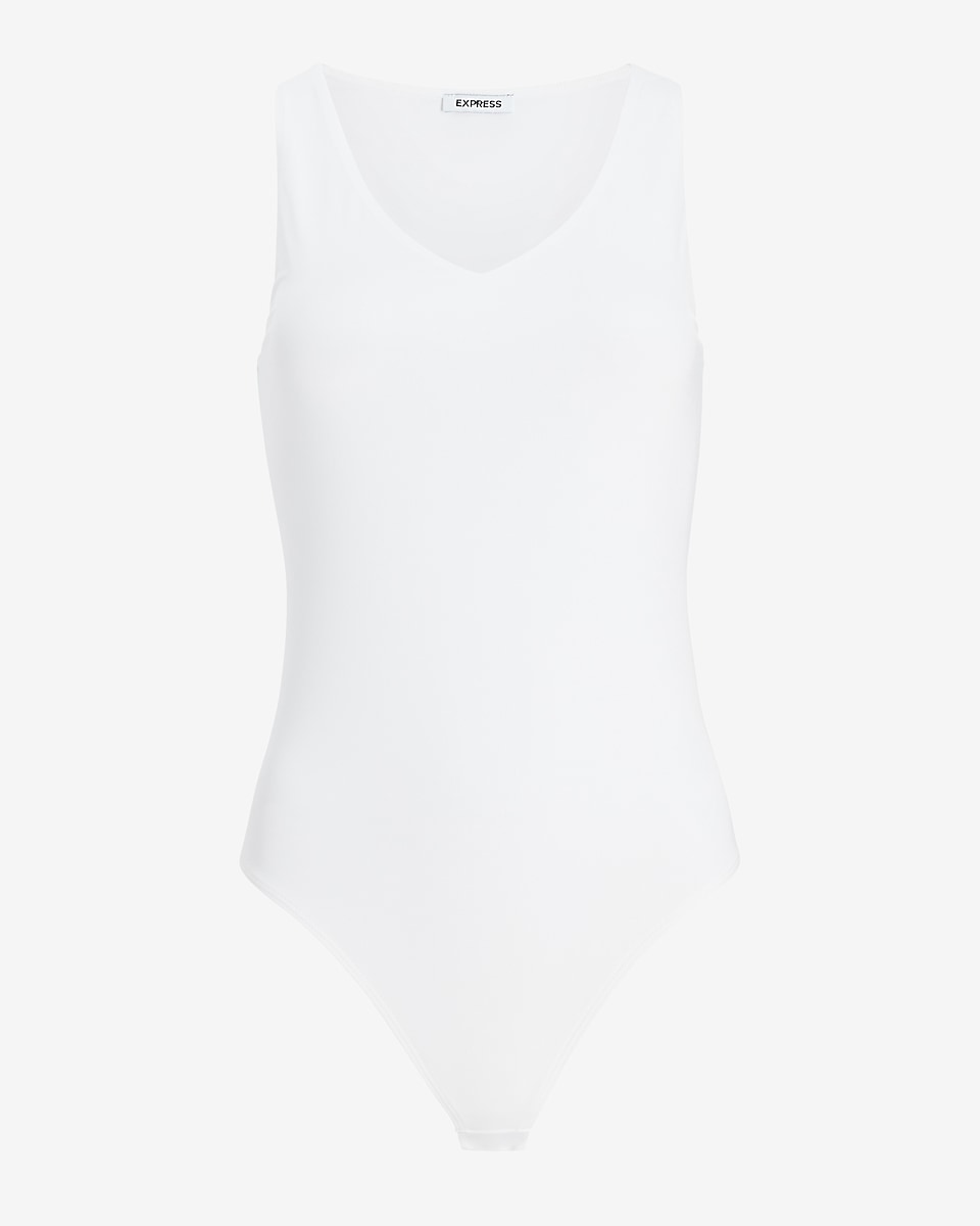 V-Neck Thong Bodysuit