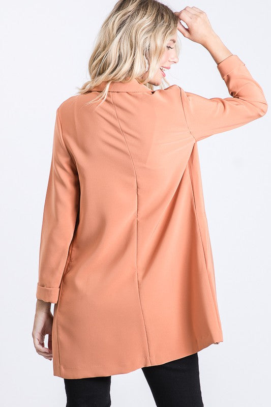 Classic Basic Long Blazer