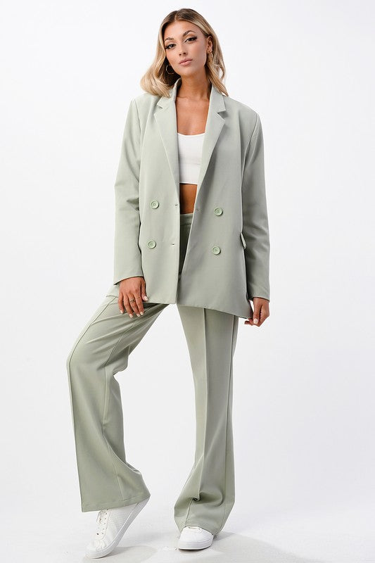 OVERSIZED DOUBLE BREASTED BLAZER