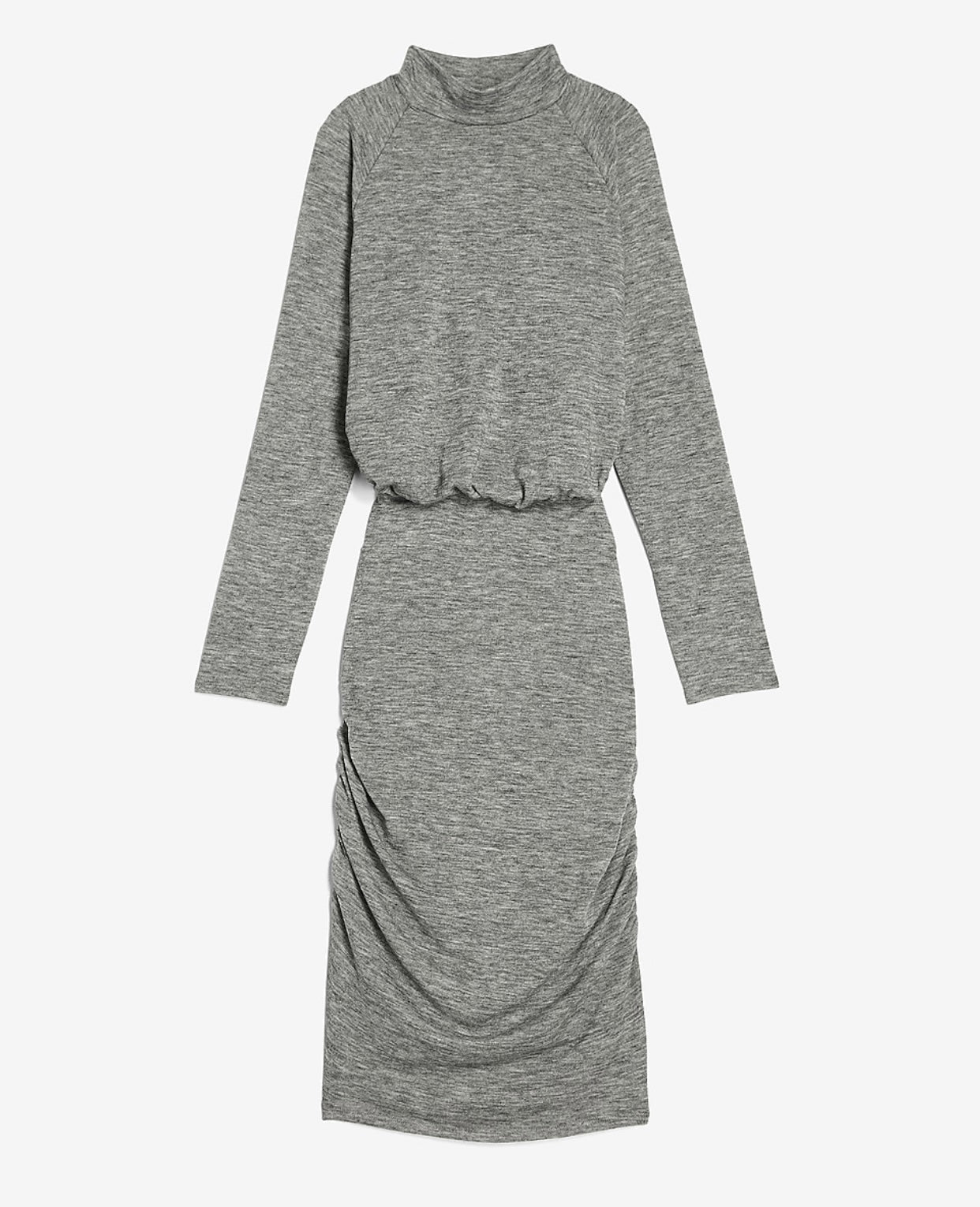 Mock Neck Dress Long Sleeve