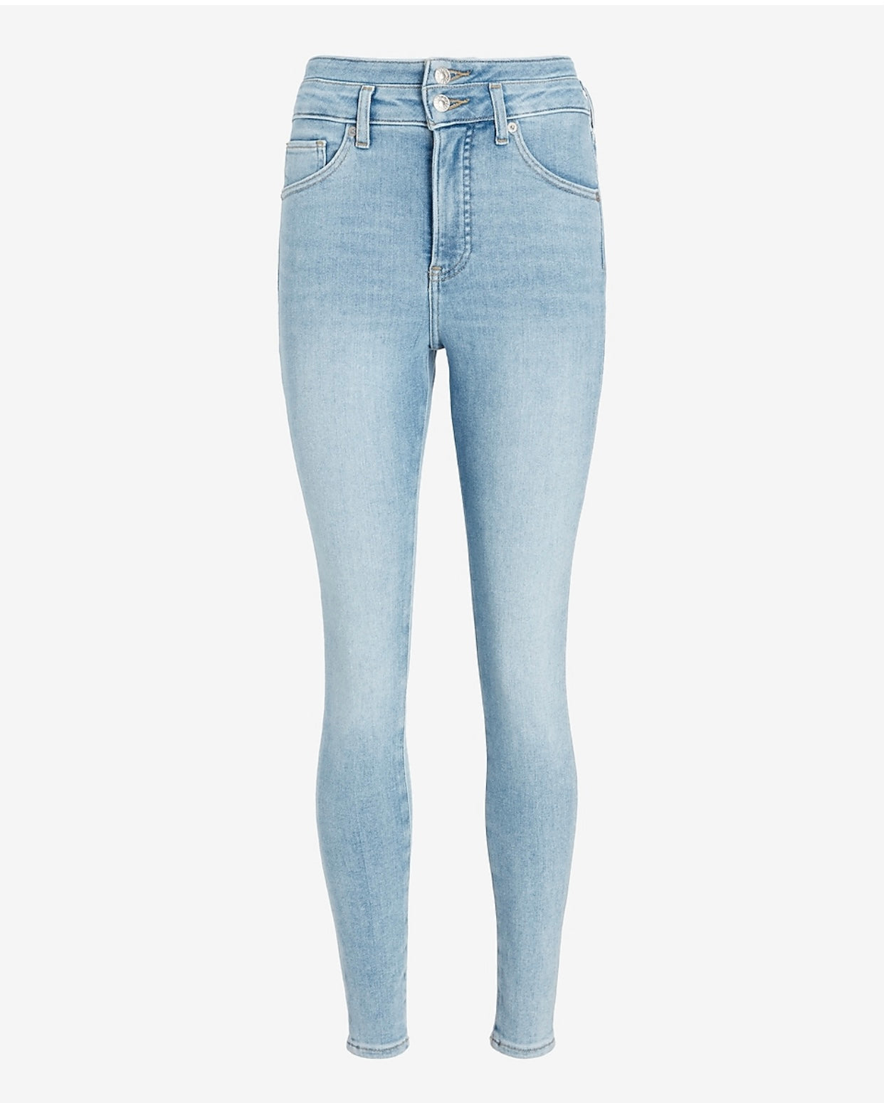 High Waisted Black Slim Jeans