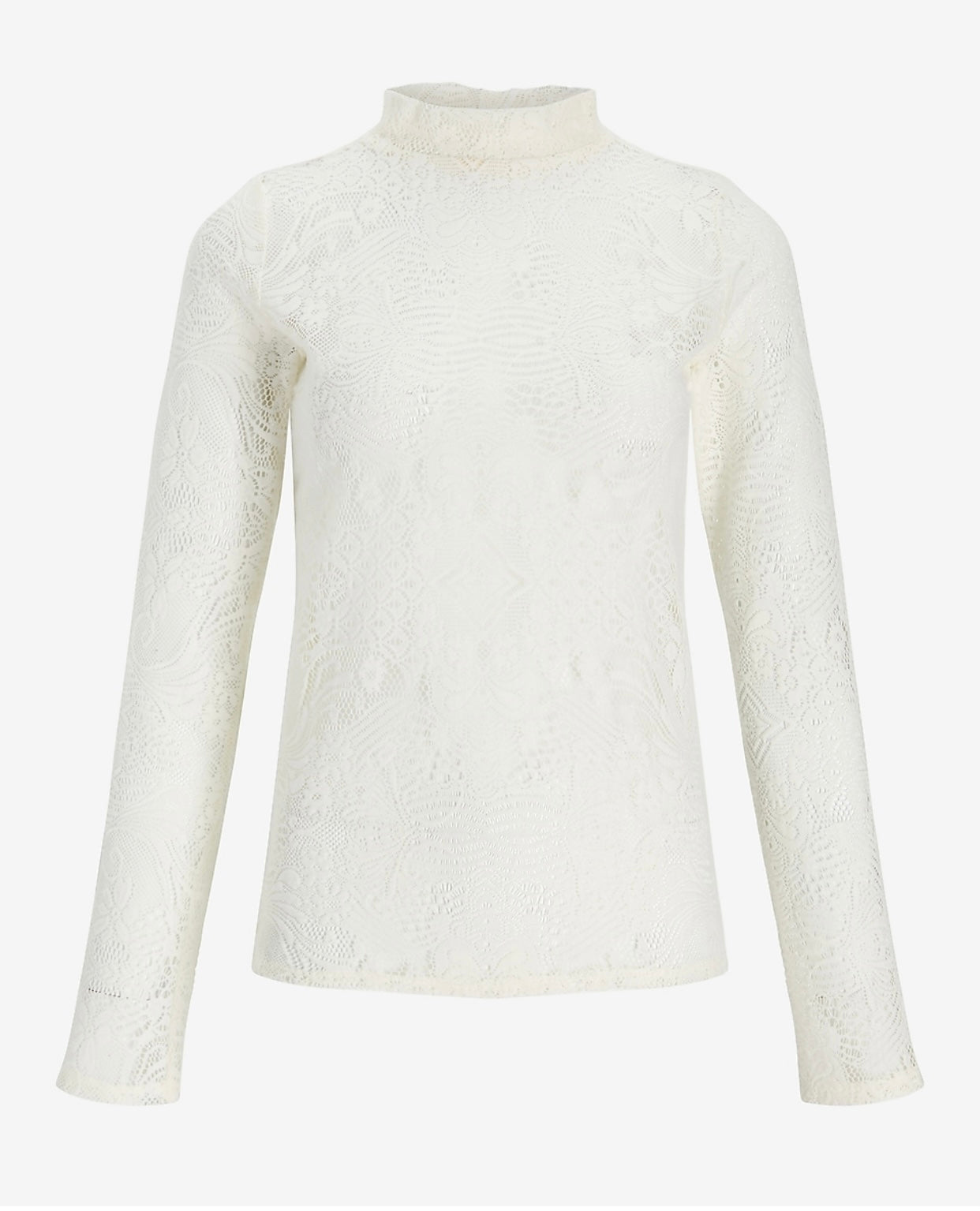 Mock Neck Long Sleeve Top