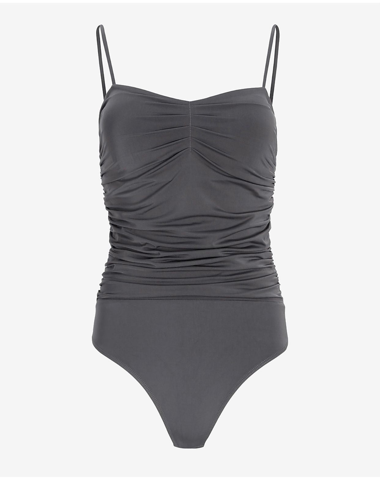 Ruched Thong Bodysuit