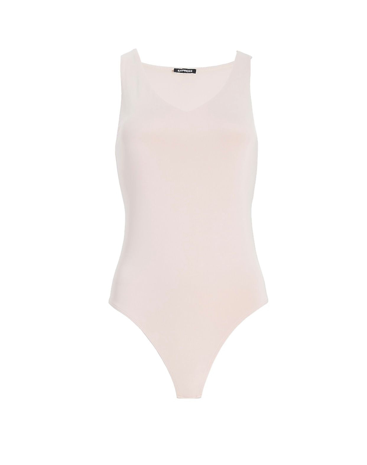 V-Neck Thong Bodysuit