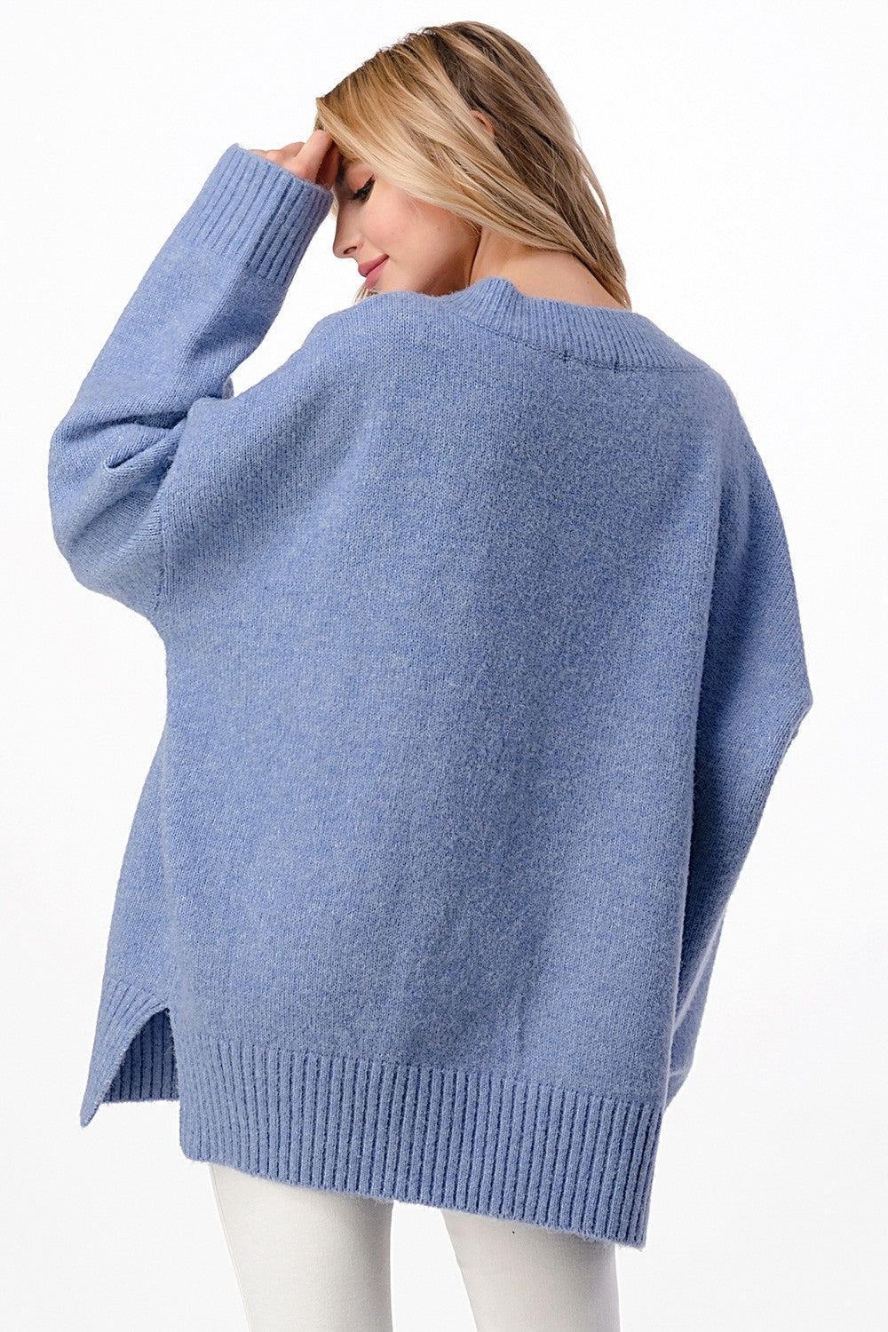 Overside V-Neck Boyfriend Sweater